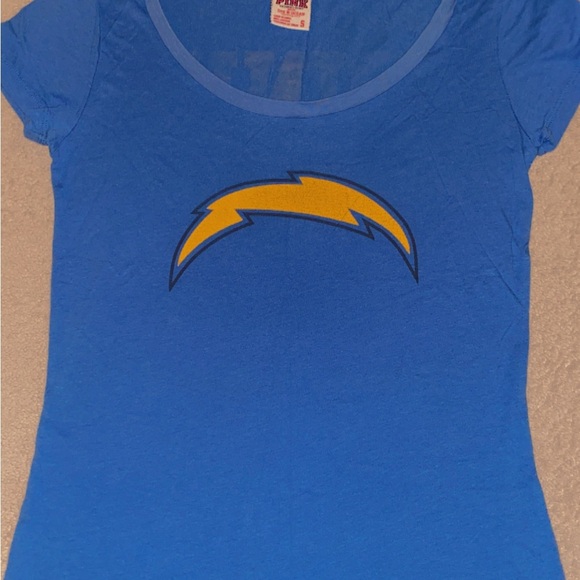 PINK Victoria's secrets nfl chargers Tee - Picture 1 of 3